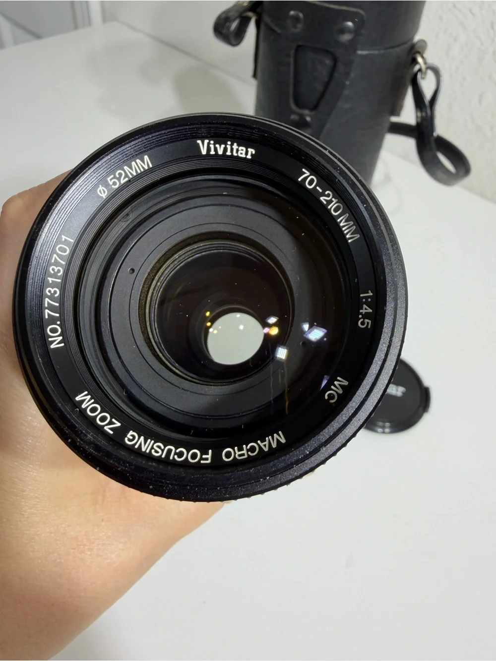 Vintage Vivitar 70-210mm 1:4.5 Macro Focusing Zoom Lens